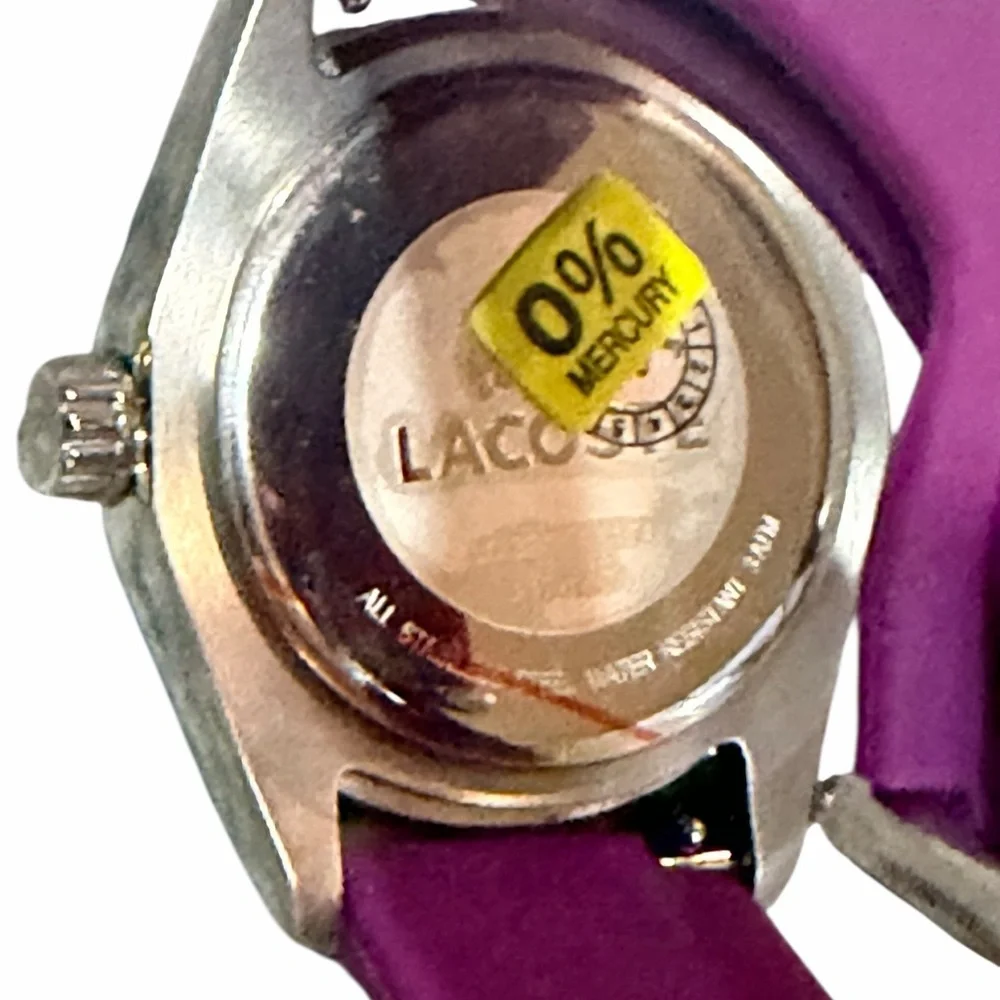 Lacoste 2000507 NEW Women's Watch Quartz Movement Analog Display Stainless